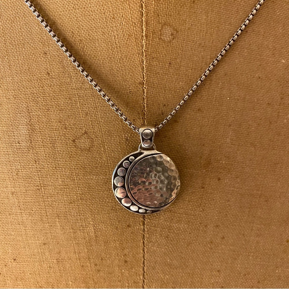 John Hardy Dot Moon Phase Pendant Necklace